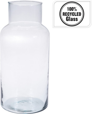 WAZON SZKLANY Z RECYKLINGU 16XW30CM