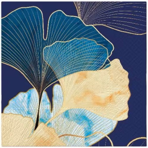 Serwetki 33x33 KWIATY GINKO 20szt