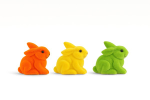 Zając z tworzywa Mix 7,6cm