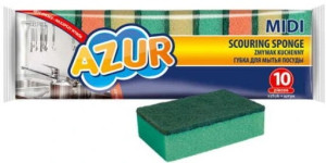 Zmywak kuchenny MIDI 10szt AZUR