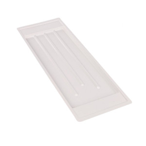 Rynienka do osączarki 60cm wąska biała 59x20cm
