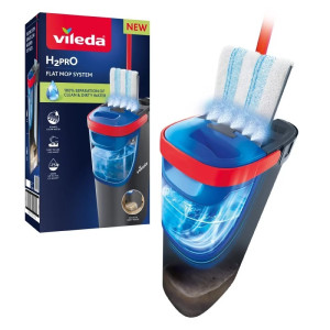 VILEDA MOP Płaski H2PRO Komplet wiadro+mop płaski