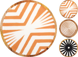 TALERZ 3 RODZAJE DESIGN 25CM