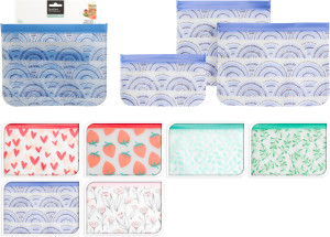 TOREBKA ZIPLOCK 3 SZT 2 RODZAJE DESIGN