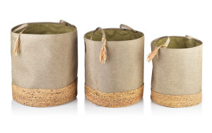 AMPARO KOMPLET 3 KOSZY 42x42x46/39x39x42/34x34x38 cm