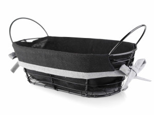 WILL Koszyk na chleb 25x15x8/28x15x11cmmetalowy