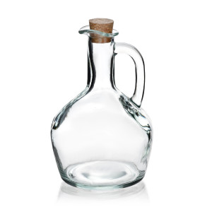 MODERN KITCHEN Karafka szklana z korkiem 400ml 10x8x15,5 cm