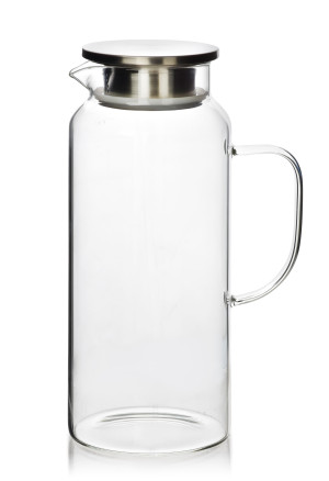 MODERN KITCHEN Dzbanek z pokrywką ze szkła borokrzemowego 1,9L 8x10,5x25,5 cm