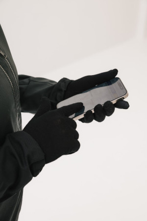 Rękawiczki sportowe Warm Up, czarne