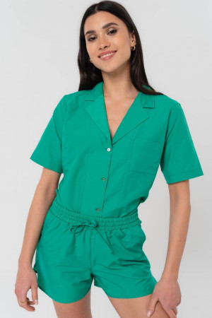 Szorty Fresco bawełniane, zielone