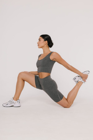 Kolarki Sydney bawełniane, szare