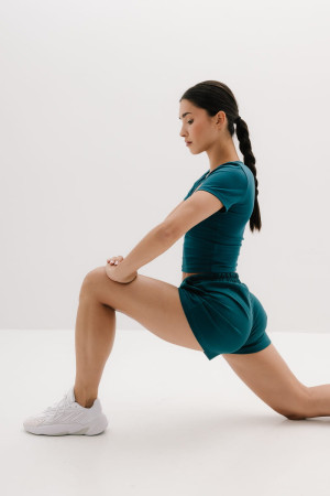 Spodenki Tokio bawełniane, zielone