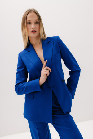 Marynarka Deep wełniana, granatowa