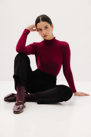 Spodnie Mollie sztruksowe, brązowe