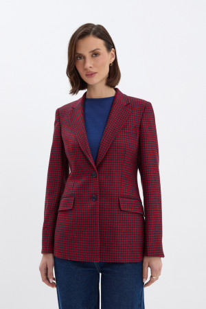 Marynarka Onyx, wełniana, w pepitkę