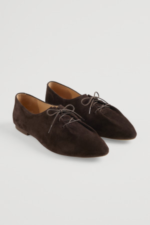 Buty Gia - zamszowe, brązowe