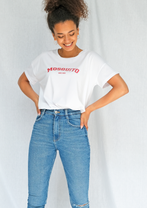 Base - T-shirt "Since" Biały