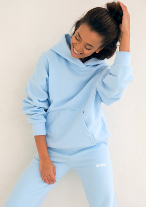 Pure - Bluza z kapturem Baby Blue