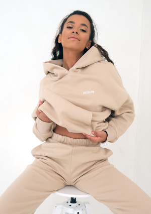 Pure - Bluza z kapturem Sand Beige