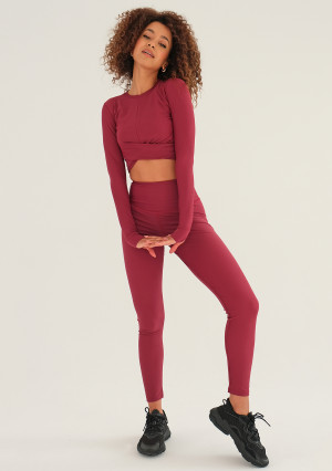 Hi Pure - Legginsy Biking Red