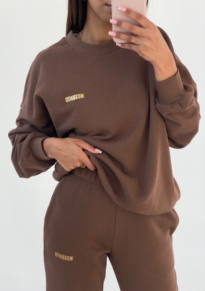 Pure - Bluza Choco Brown