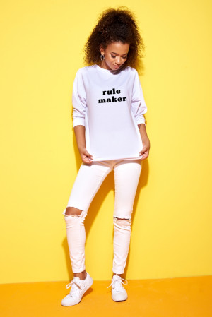 Bluza damska "rule maker" Biała