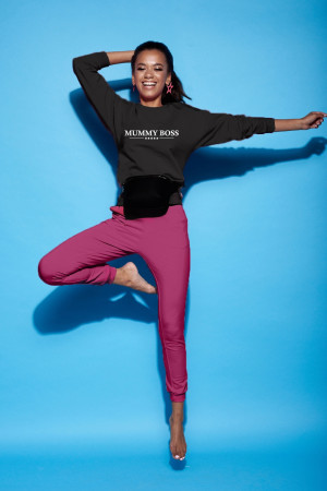 Bluza damska "mummy boss" Czarna