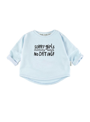 Bluza dziecięca "sorry girls" Błękitna