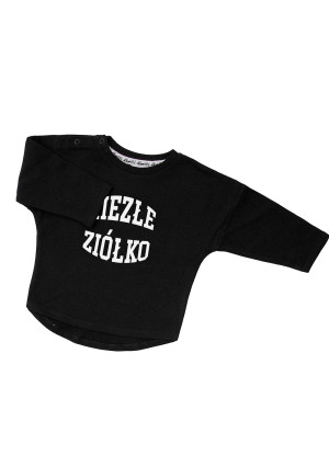 Bluza dziecięca "niezłe ziółko" Czarna