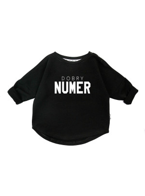 Bluza dziecięca "dobry numer" Czarna