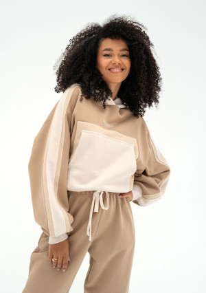 Fame - Bluza z kapturem Beige