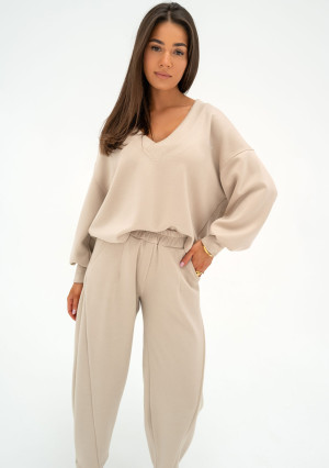 Ollie - Bluza z dzianiny soft Beige