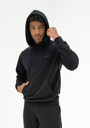 Pure - Męska bluza z kapturem Black