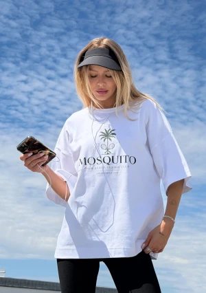 Ace - Koszulka oversize "Palm Beach Tennis Club" Biała