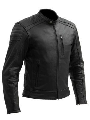 Kurtka motocyklowa skórzana Broger Legend czarna