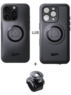 Zestaw: etui na telefon iPhone 16 Pro + uchwyt na rzep SPC+ SP Connect
