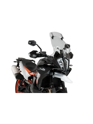 Szyba motocyklowa turystyczna z deflektorem PUIG KTM 890 SMT (23-) lekko przyciemniana