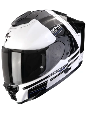 Kask integralny Scorpion EXO-1500 AIR Dual biało-czarno-niebieski