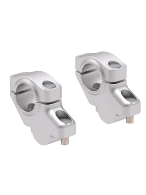 Podwyższenie kierownicy Hepco&Becker Yamaha Tracer 9 GT/GT+/Y-AMT (25-) (30 mm w górę, 21 mm w tył) srebrne