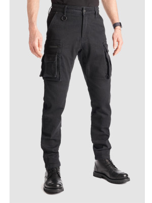 Jeansy motocyklowe Pando Moto Desert Cargo czarne