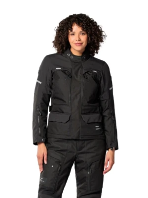 Kurtka motocyklowa damska tekstylna REV’IT! Outback 5 H2O czarna