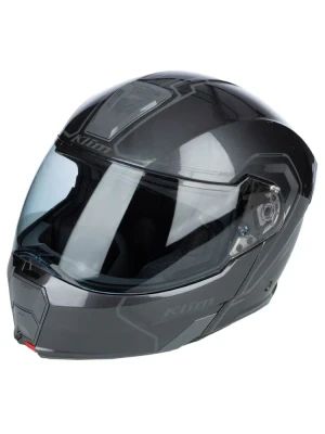 Kask szczękowy Klim GT1 Expedition Gloss czarno-szary