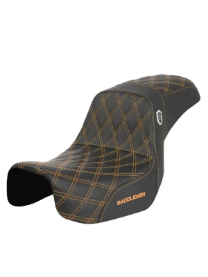 Kanapa motocyklowa dla kierowcy i pasażera Saddlemen SDC Performance Pro Series Gripper Harley Davidson FXD/ FXDWG/ FLD Dyna (wybrane modele) (06-17)