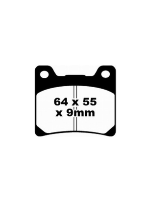 Klocki hamulcowe EBC FA088V 64 x 55 x 9mm na przód