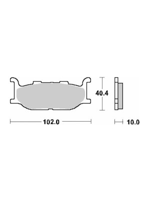 KLOCKI HAMULCOWE SBS 663 HS