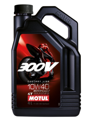 Olej silnikowy Motul 300V 4T Road Racing 10W40 syntetyczny [poj.: 4l]