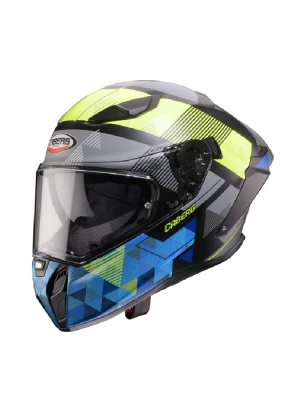 Kask integralny Caberg Drift Evo II Prism czarno-niebiesko-fluo