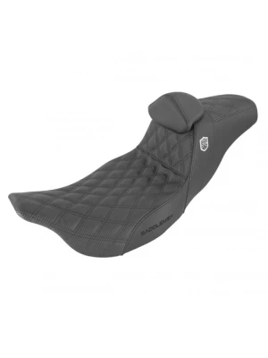 Kanapa motocyklowa dla kierowcy i pasażera z podparciem lędźwiowym Saddlemen SDC Performance Pro Series Gripper Harley Davidson (wybrane modele) (08-