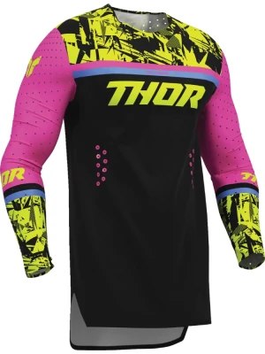Bluza enduro Thor Sportmode Punkd czarno-różowa-fluo