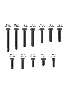 Zestaw śrub Quad Lock PRO czarne